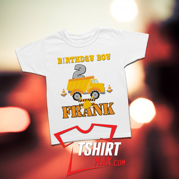 Construction Birthday T-Shirt Construction Birthday T-Shirt